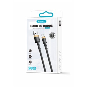 (SX-B116C-2M) CABO PARA CARREGAMENTO E TRANSFERÊNCIA DE DADOS - 2 METROS