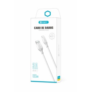 [SX-B122-C] CABO DE DADOS E CARREGAMENTO USB/USB-C 3A [CAIXA COM 300 PEÇAS]
