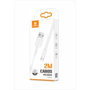 (SX-B17-V8PC-2M) - Cabo Micro Usb - [Caixa com 300 peças]